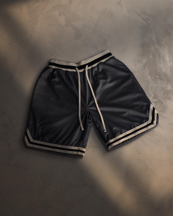 Hypermesh Charcoal Unisex Mesh Shorts