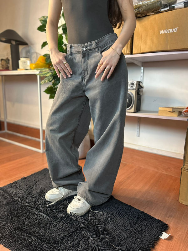 UNISEX Stormy Sky Baggy Denim Jeans